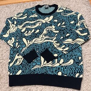 ZARA X DIAZ FAES Men's unisex Pullover Sweater all over print Size M